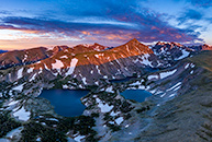 Albion Lake and Green Lakes