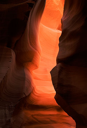 Antelope Slot Canyon, sandstone walls, desert