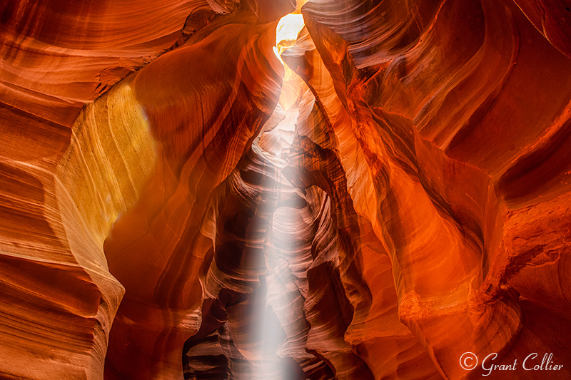 Antelope Canyon Light Beams