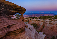 Arch, Behind the Rocks, and La Sal Mountains