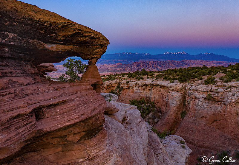 La Sal Mountains Rainbow, Utah