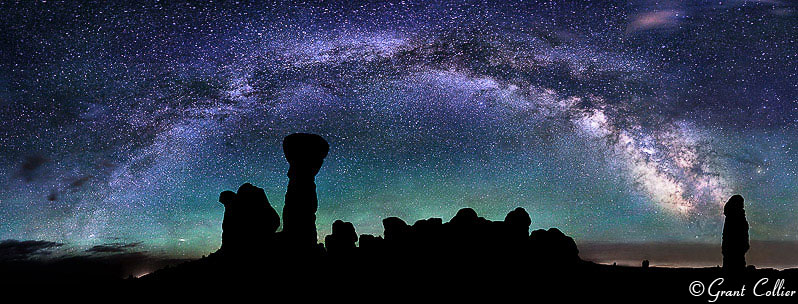 The Milky Way, Arches National Park, Utah