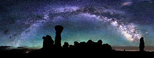 Arches National Park, night photography
