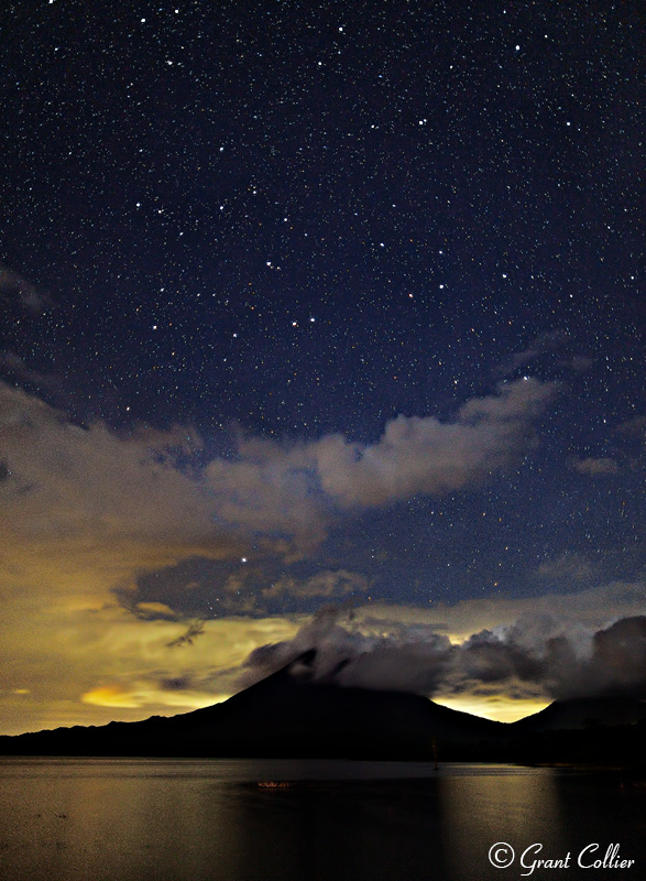 Arenal Volcano, Costa Rica, night photography