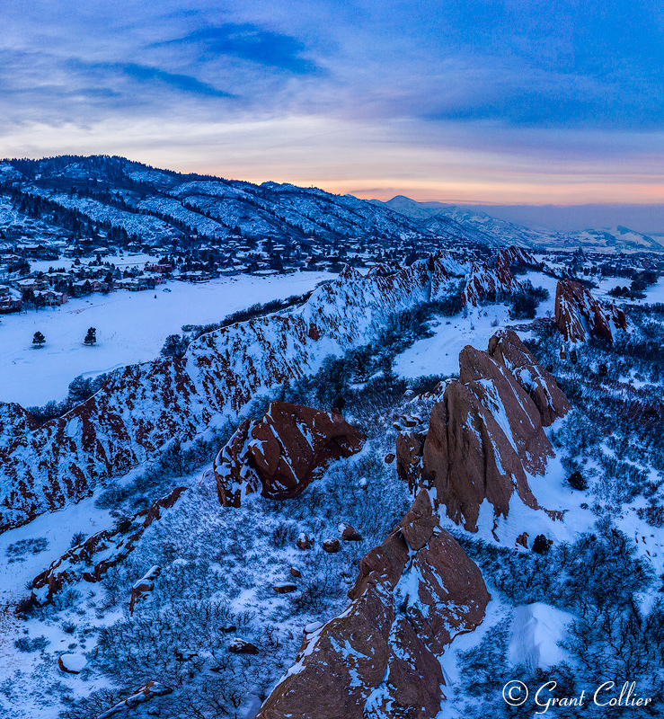 Colorado Winter Aerial