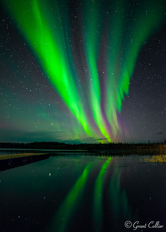 Northern Lights over Prosperous Lake