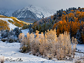 Snow below Mount Sneffels