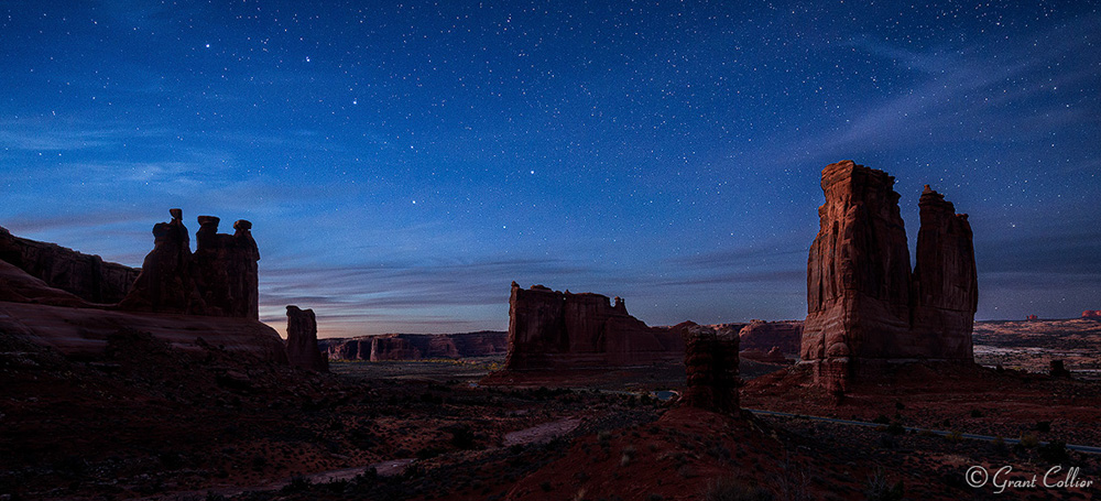 Big Dipper Over Three Gossips and the Organ