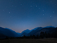 Big Dipper over Rocky Moutain National Park