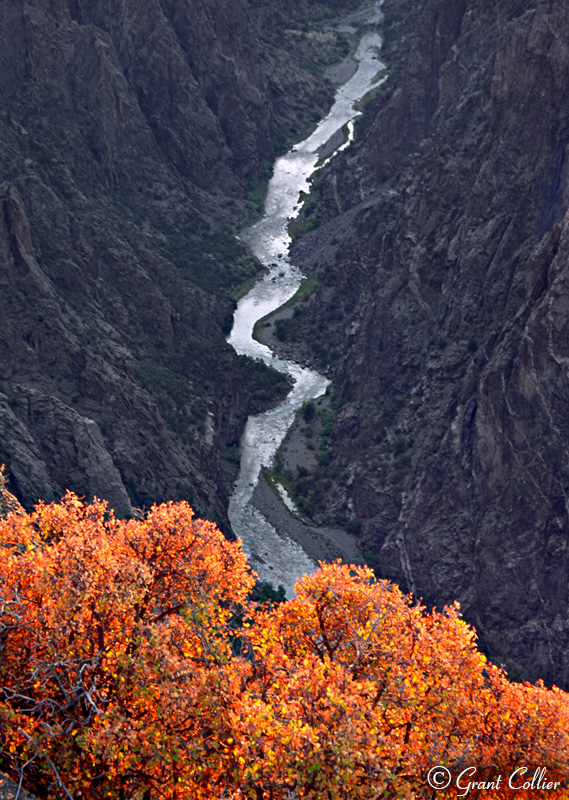 Black Canyon of the Gunnison National Park, Colorado, sunset