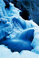 Boulder Falls in Winter