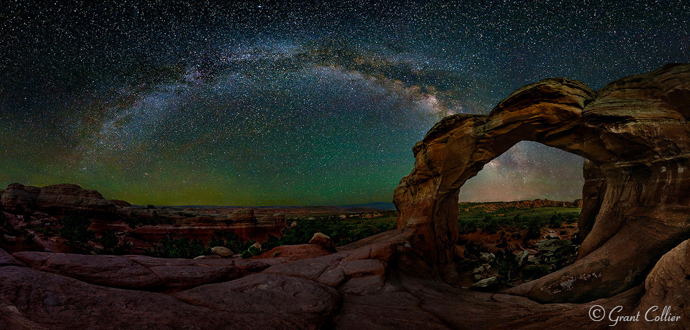 Broken Arch at Night, Utah