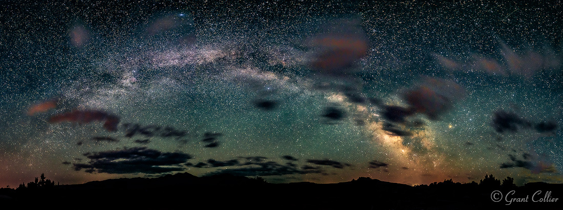 Full band of the Milky Way.
