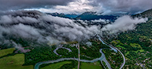 Clouds above Bjorli, Norway