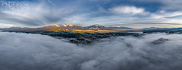 Aerial of Collegiate Peaks, Colorado