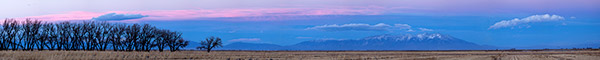 sunset, San Luis Valley