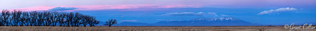 San Luis Valley, Monte Vista, sunset