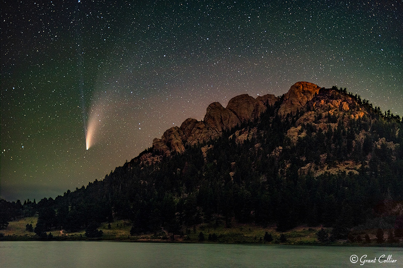 Comet NEOWISE, Rocky Mountain National Park