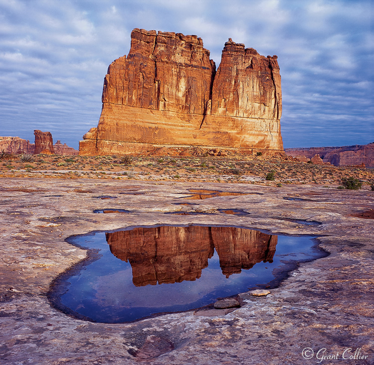 Arches National Park, Courthouse Towers, The Organ