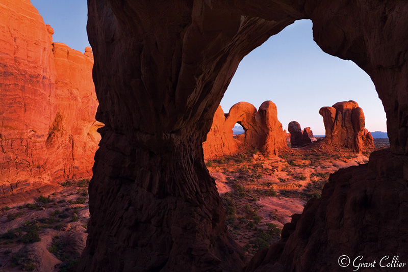 Cove Arch, Double Arch, Arches National Park, Utah