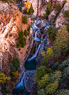 Aerial of Crystal Gorge in Marble, Colorado
