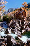 Crystal Mill, River, Waterfall, Marble, Colorado