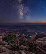Milky Way over Dead Horse Point