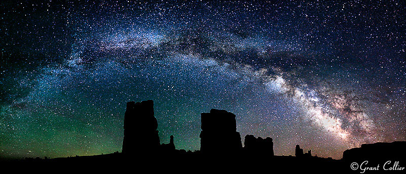 Determintaion Towers, Milky Way, Moab, Utah photos