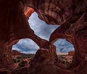 Double Arch, near Moab, Utah