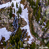 Waterfall above Fall River Reservoir