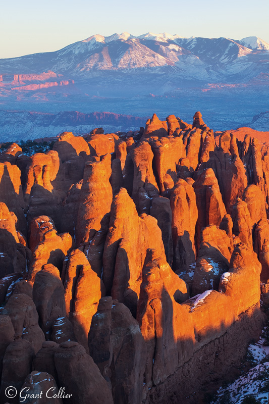 Fiery Furnace, La Sal Mountains, Aches National Park