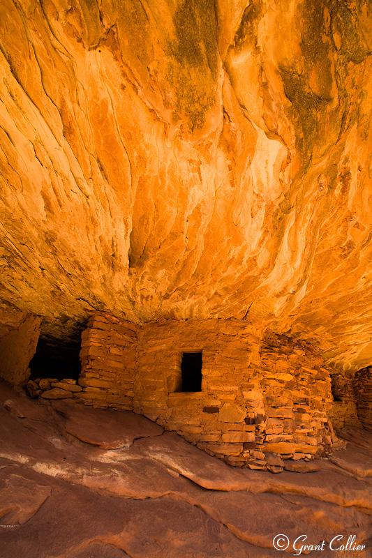 Mule Canyon, Cedar Mesa, Utah, Fire Roof Ruin, Anasazi Indians