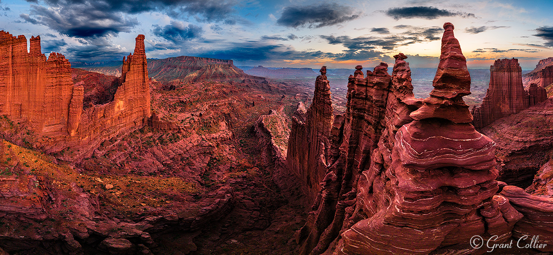 Fisher Towers Aerial Photographys