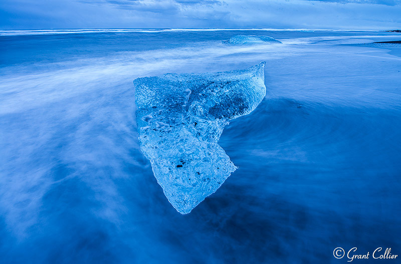 Iceberg on the Ice Beach.