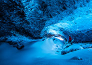 Ice Cave inside Glacier