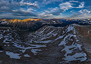 Mountain peaks near Independence Pass