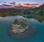 Lake in Island, Cottonwood Pass