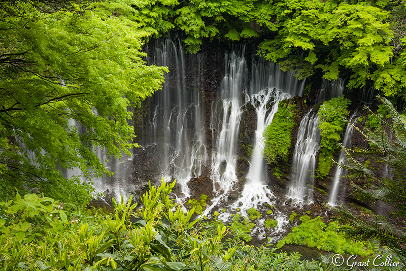 Japanese waterfalls, river, stream
