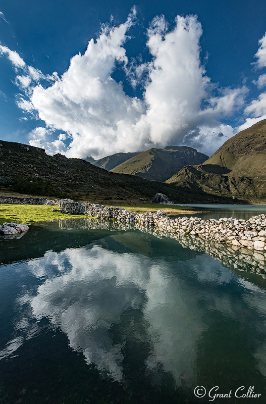 Lake in Peruvian Andes