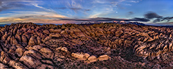 La Sal Mountains over Behind the Rocks, Utah