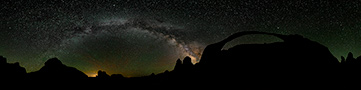 Stars Over Landscape Arch, Utah