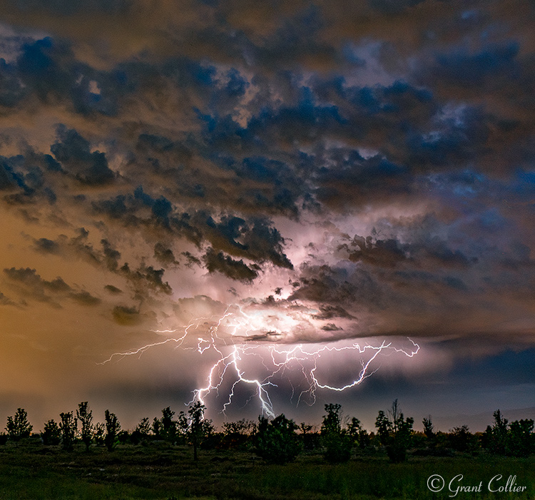 Lightning over Colorado Plains
