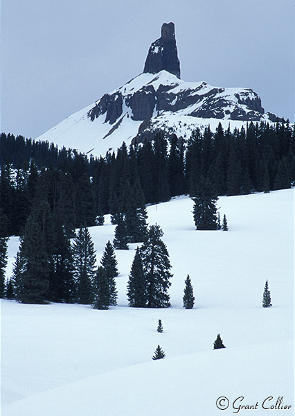 Lizard Head Peak, San Juan Mountains, Colorado snow