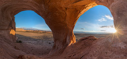 Looking Glass Rock Moab, Utah at sunset