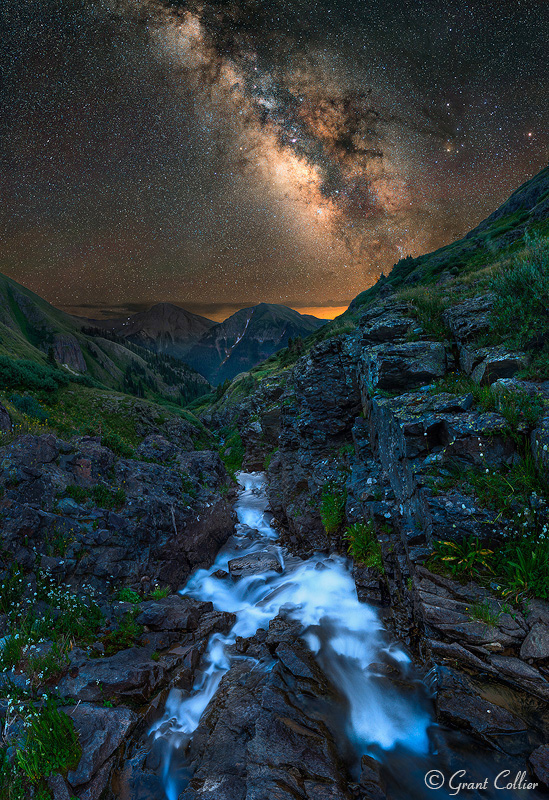 Milky Way over the Rocky Mountains