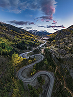 Million Dollar Highway, Aerial Photograph