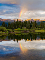 Molas Lake, rainbows