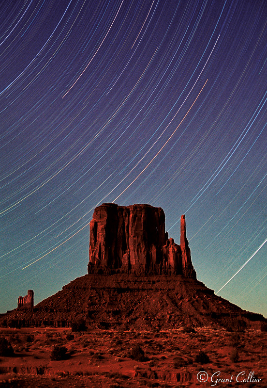 Monument Valley Star Trails, Arizona