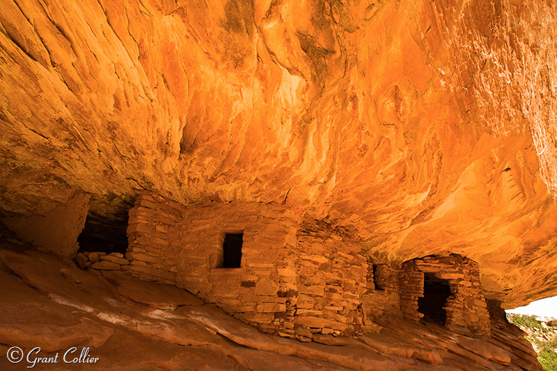 Mule Canyon, Cedar Mesa, Utah, Fire Roof Ruin, Anasazi Indians