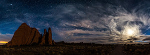 Night at Arches National Park